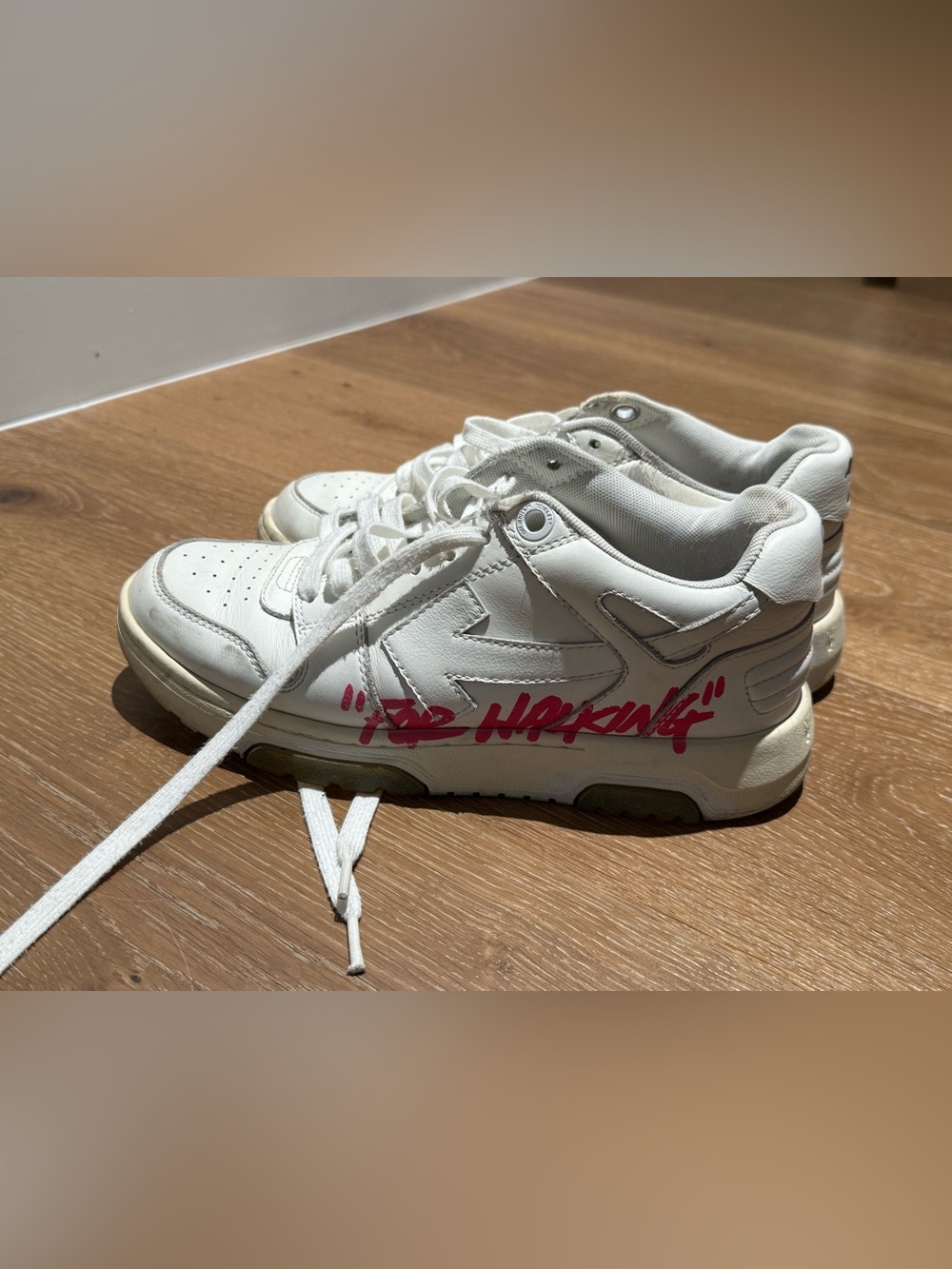 Off-White Out of Office Low-Top White/Pink (USED)